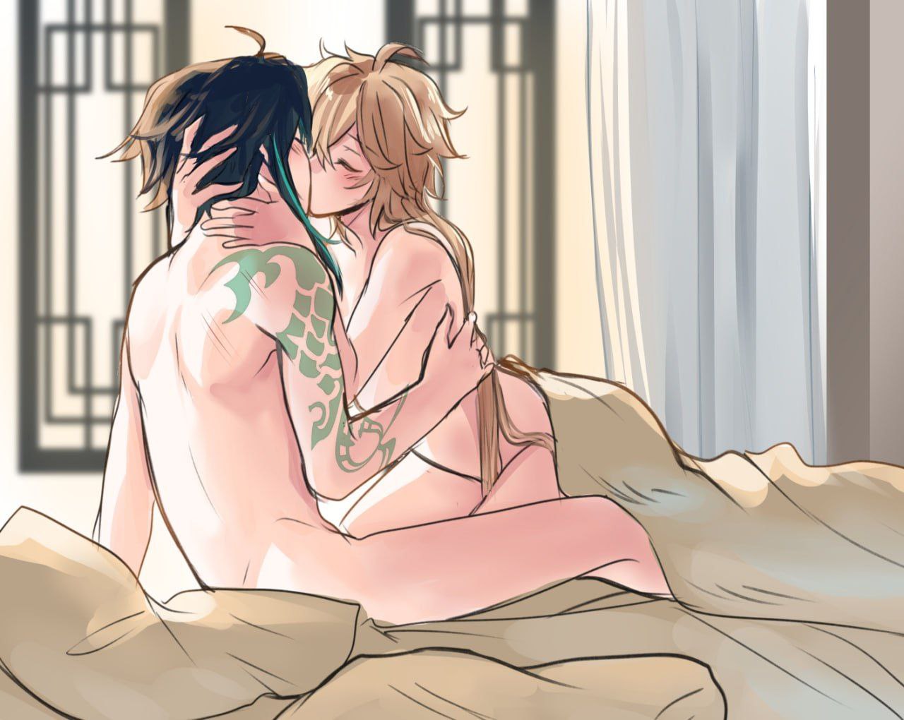 Творцы Yaoi Genshin Patreon. ➡. Художник: 发 生 事...