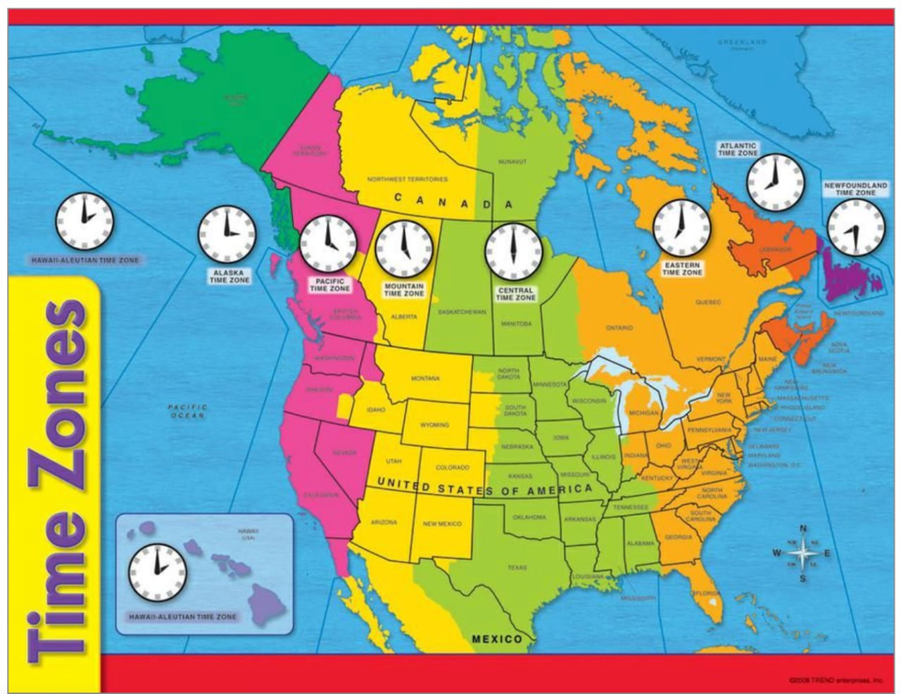 Часовые пояса сша на карте. Временные зоны сша. Количество часовых поясов в сша. Калифорния часовой пояс. Сколько времени по us.